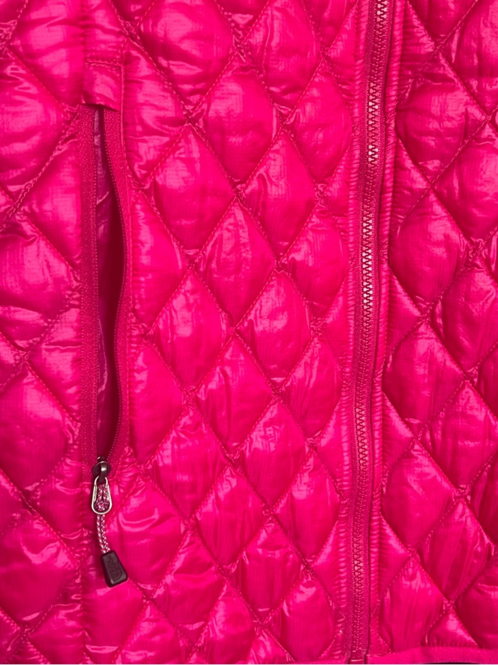 The North Face Thermoball Vest SZ XS Hot Pink Gorpcore Travel Lightweight - Picture 5 of 11